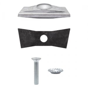 KICKSTAND HEBIE RETRO KIT CENTER PLATE UPPER w/55mm BOLT SL