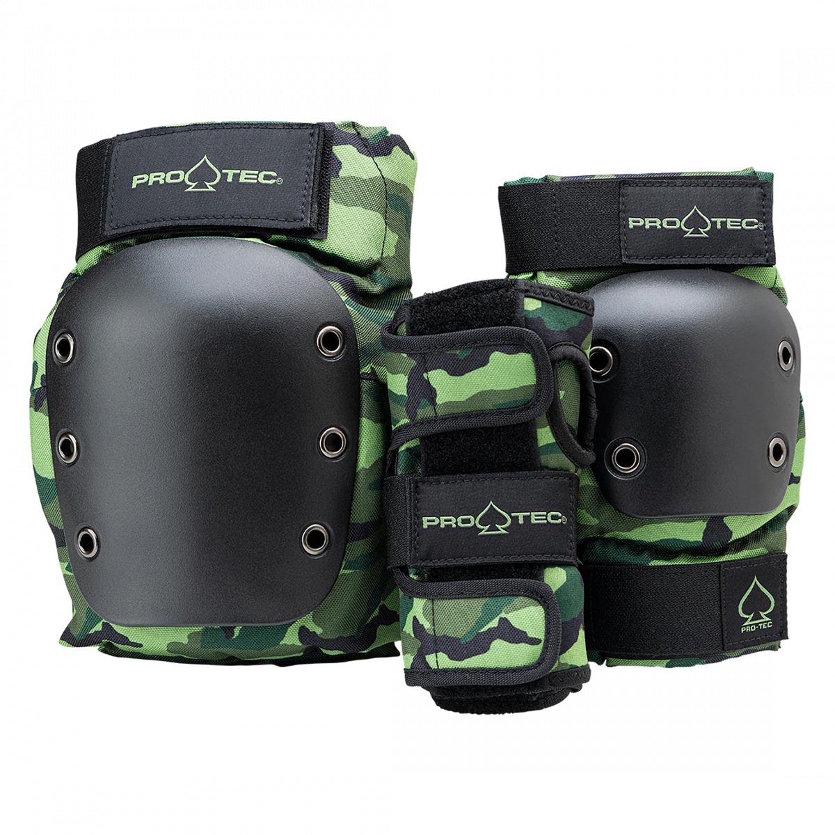 PAD SET PROTEC STREET ELBO/KNE/WRST OPEN BACK XL CAMO