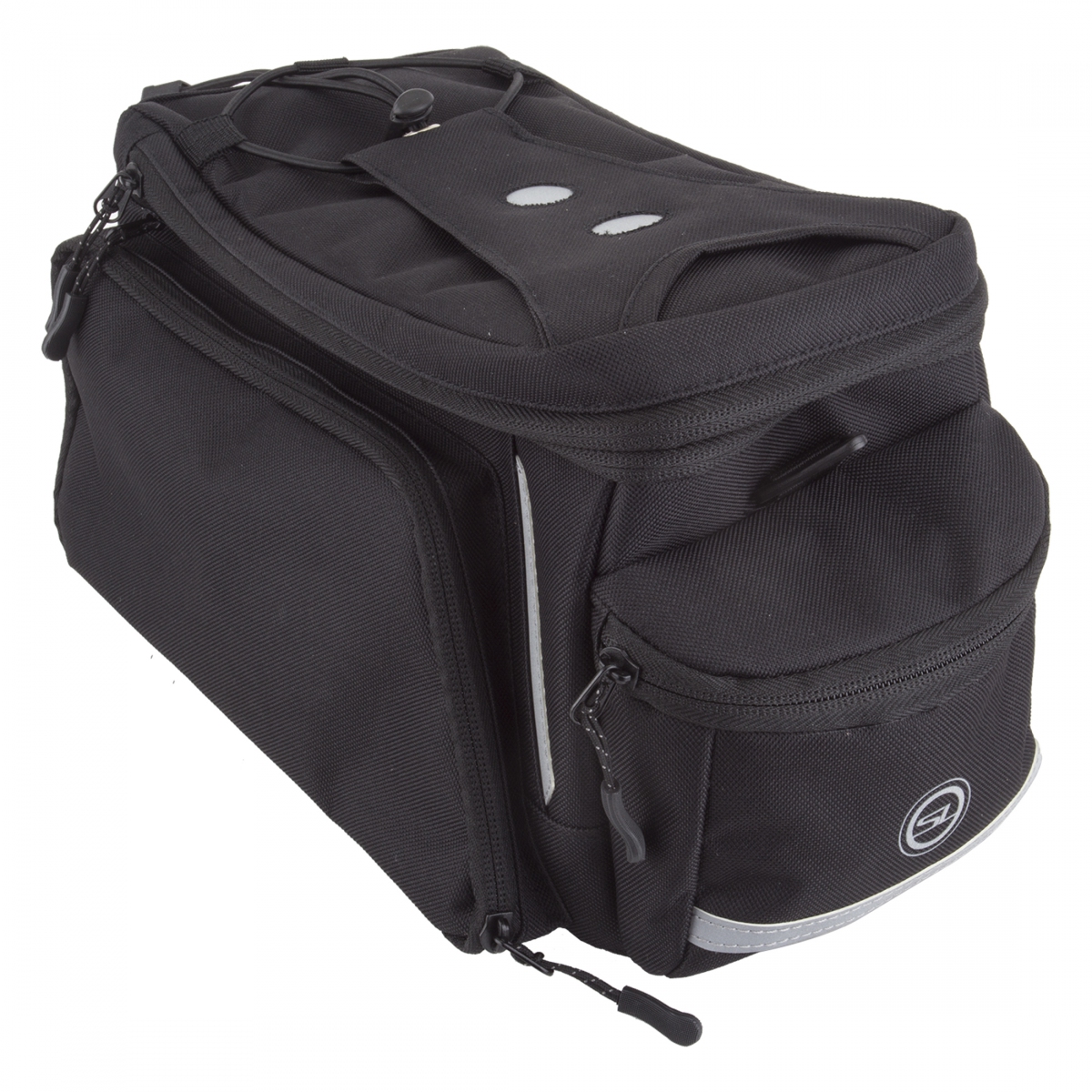 BAG SUNLT RACKPACK MD w/SIDE-POCKETS BK (P)