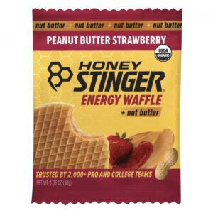 FOOD HS WAFFLE ORGANIC PEANUT BUTTER STRAWBERRY BXof12