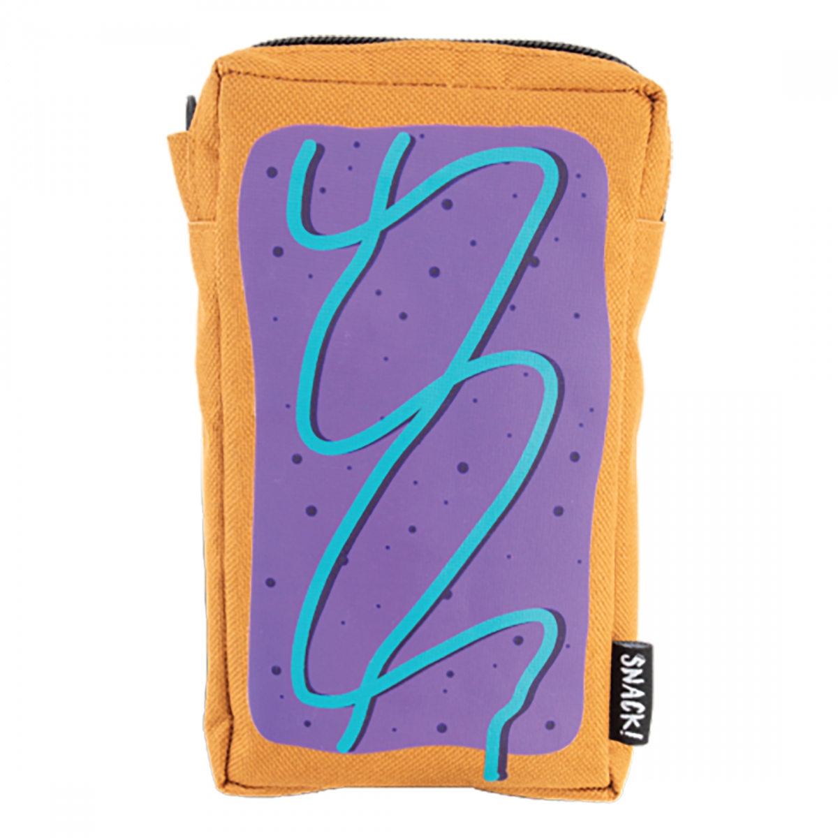 BAG SNACK POUCH TOP TART BRN (P)