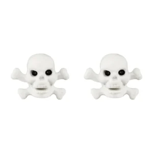 VALVE CAPS TRIKTOPZ SKULL/BONE WHT 1pr/PK