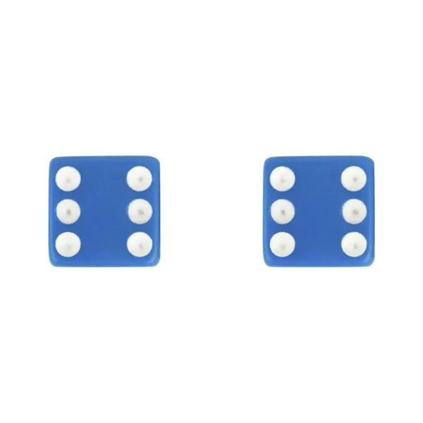 VALVE CAPS TRIKTOPZ DICE-BLU 1pr/PK