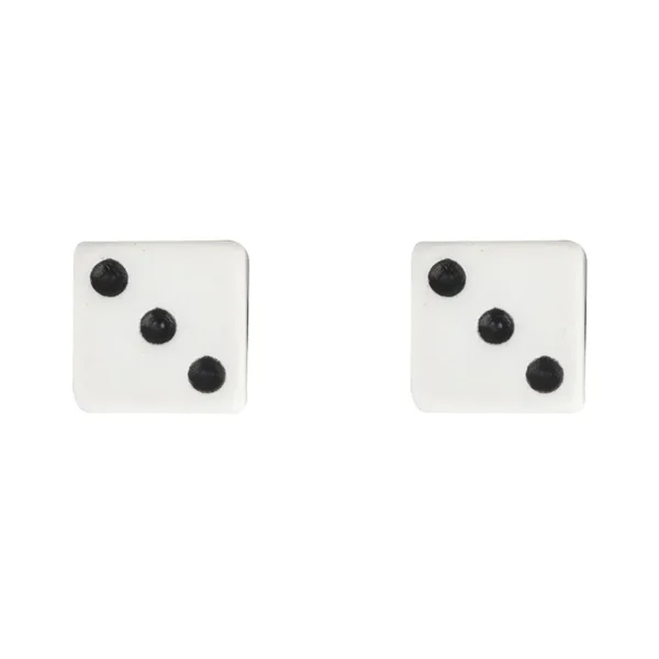 VALVE CAPS TRIKTOPZ DICE-WHT 1pr/PK