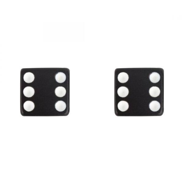 VALVE CAPS TRIKTOPZ DICE-BLK 1pr/PK