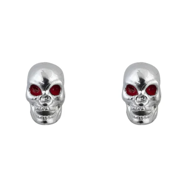 VALVE CAPS TRIKTOPZ SKULL ONLY CP 1pr/PK