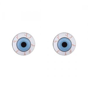 VALVE CAPS TRIKTOPZ EYEBALL BLU/BLK 1pr/PK
