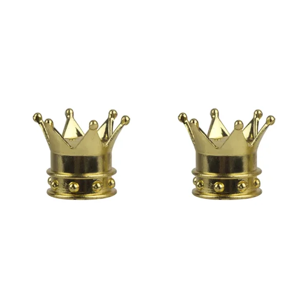 VALVE CAPS TRIKTOPZ CROWN GLD 1pr/PK