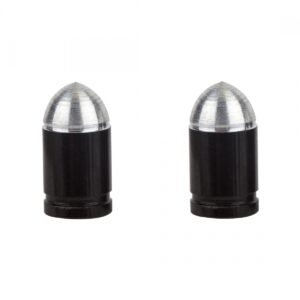 VALVE CAPS TRIKTOPZ PRESTA BULLET BLK 1pr/PK