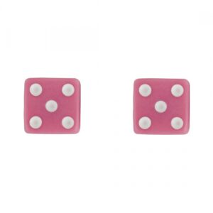 VALVE CAPS TRIKTOPZ DICE-PNK 1pr/PK