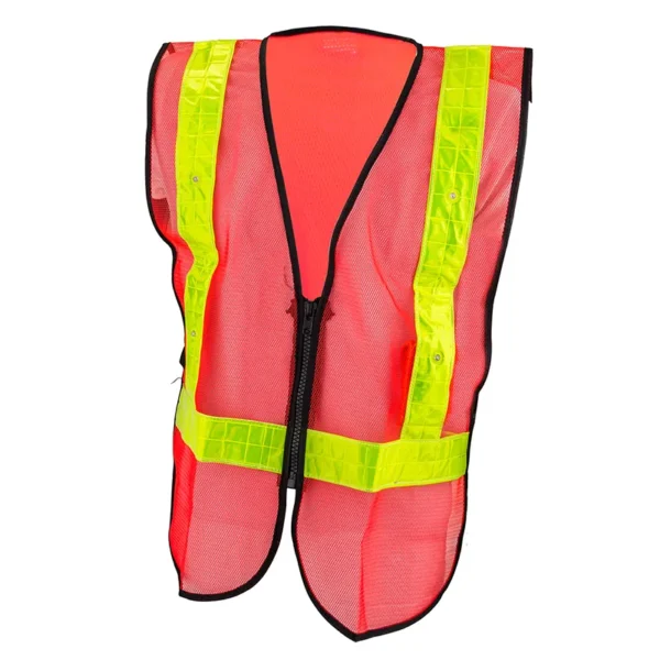 SAFETY VEST SUNLT REFLECTIVE wLED LIGHTS