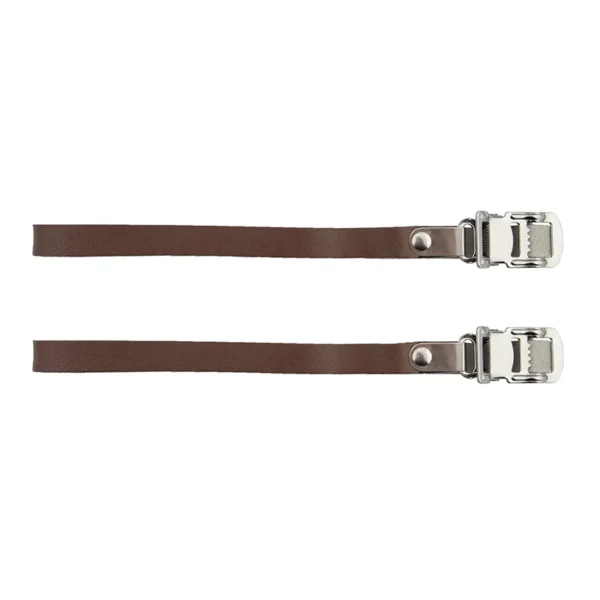 TOE STRAPS SUNLT RD LEATHER BRN