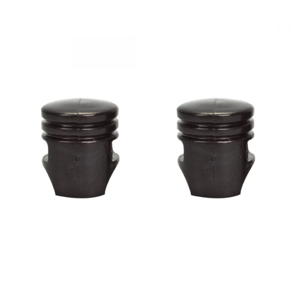 VALVE CAPS TRIKTOPZ PISTON BK 1pr/PK