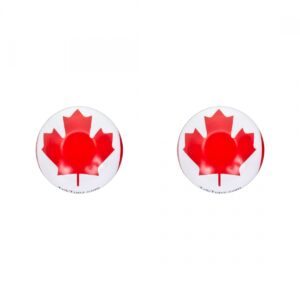 VALVE CAPS TRIKTOPZ FLAG CANADA 1pr/PK