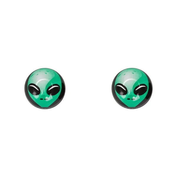 VALVE CAPS TRIKTOPZ ALIEN GN 1pr/PK