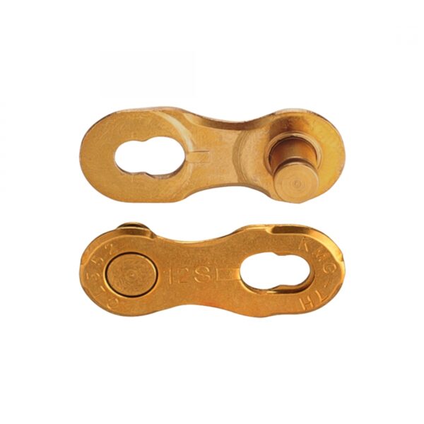 CHAIN CON LINK KMC M/L 12s FOR SRAM/KMC CDof2 GD NON-REUSABLE