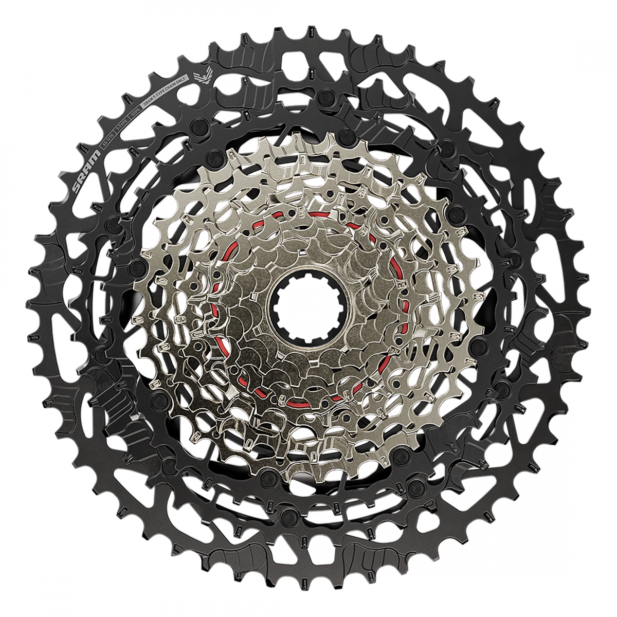 FH CASS SRAM XS1270 10-52 12s BK EAGLE T-TYPE SPLINED