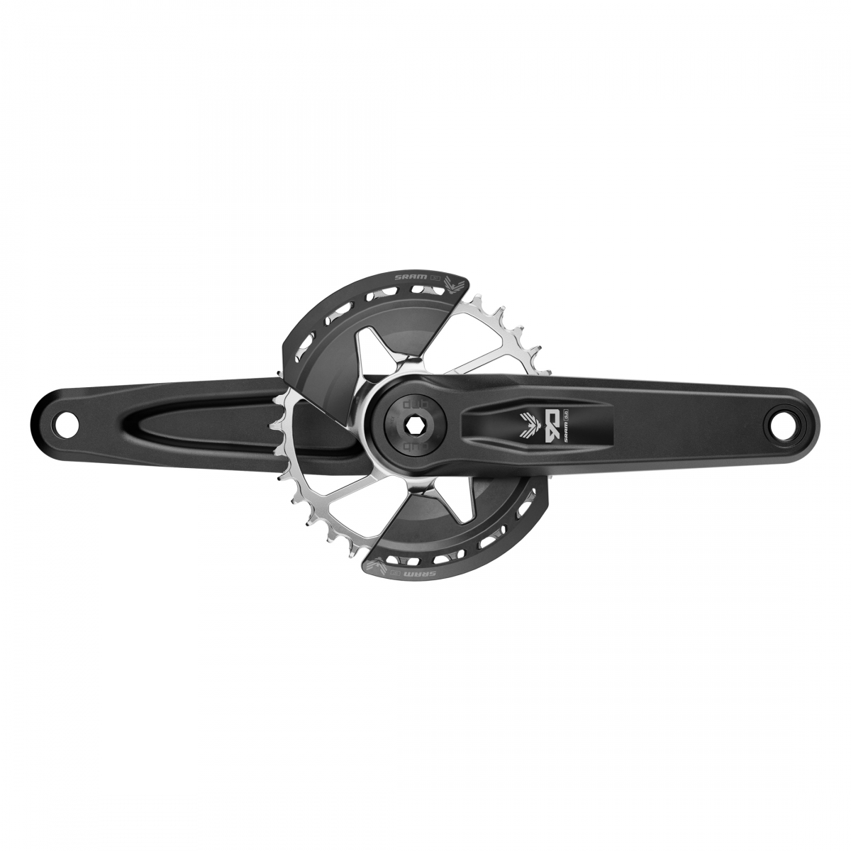 CRANKSET SRAM EAGLE 90 175x32 Q174 CL55 DUB 2-GUARDS NoBB BK T-TYPE