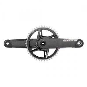 CRANKSET SRAM FORCE 1x E1 XPLR 165x42 DM DUB WIDE NoBB BK (P)