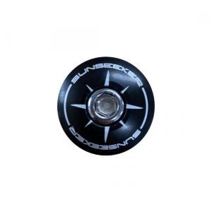 REC REP HEADSET & DER TUBE CAP SUNSEEKER 1-1/8 ALY BK w/HARDWARE