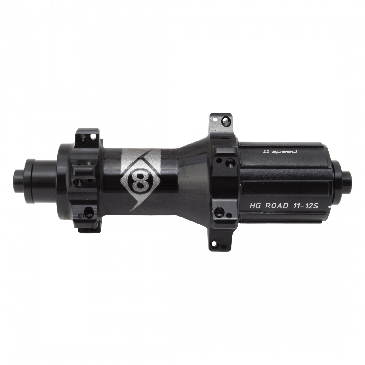 HUB RR OR8 RD2220 ELITE II QR 24x130 11s CASS SHI HG SB BK NO SKEWER STRAIGHT PULL