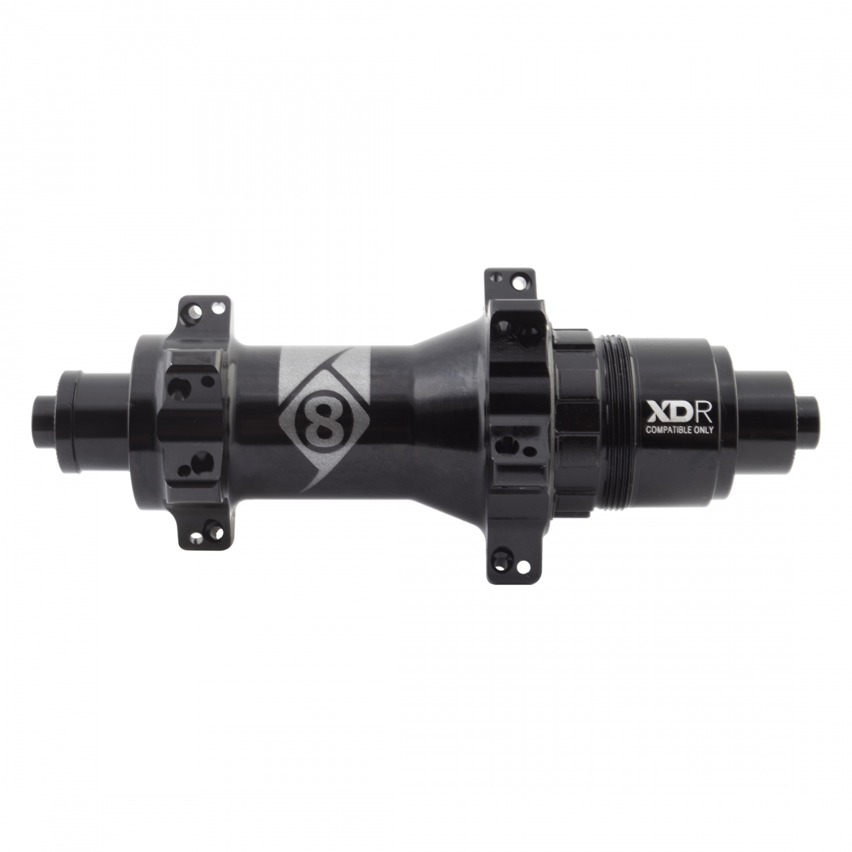 HUB RR OR8 RD2220 ELITE II QR 24x130 12s CASS XDR SB BK NO SKEWER STRAIGHT PULL