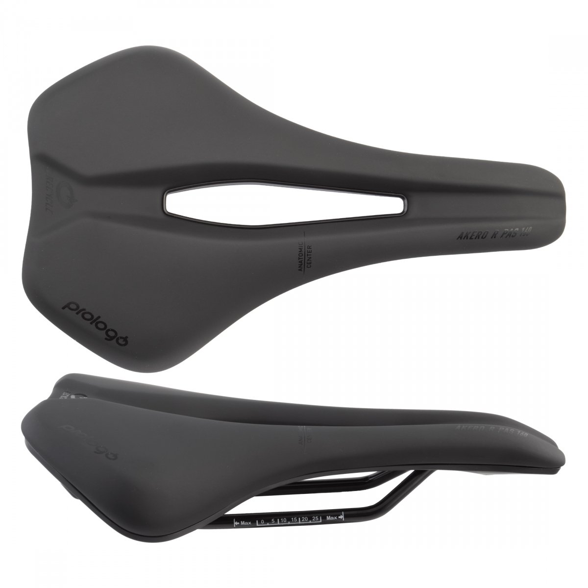 SADDLE PROLOGO AKERO R PAS STL 160 BK